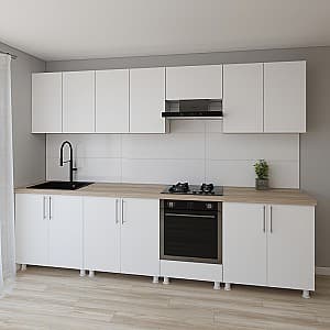 Bucatarie Smartex K4 300 cm Alb