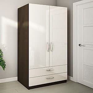 Шкаф PS ШХ-120 (2 ящ.) Мокка / Бьянко-Бежевый