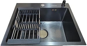 Кухонная мойка Backer Simple 550-450 BLACK