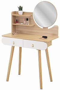 Masa de machiat Jumi Scandi CM-324282 Natural / Alb