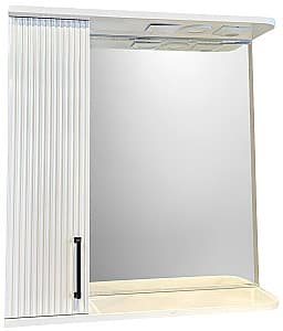 Шкаф пенал Aquatoria 600 Рифленое Белый