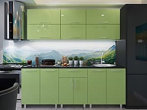 Bucatarie PS Modern (High Gloss) 1.8m Green