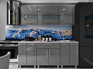 Bucatarie PS Modern (High Gloss) 1.8m Grey