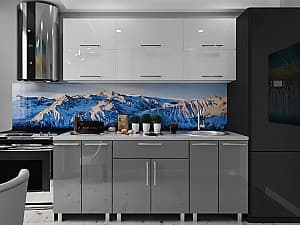 Кухня PS Modern (High Gloss) 1.8m White/Grey