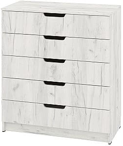 Комод Pehotin К-5 ЭКО Крафт (Белый)