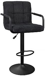 Scaun pentru bar DP SB-042 Velvet Negru