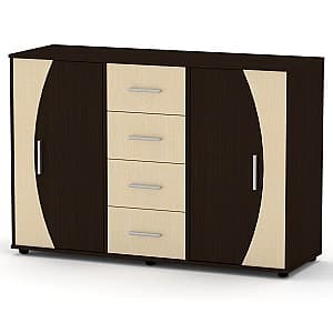 Comoda KompaniT 4-2-2 Wenge Combi