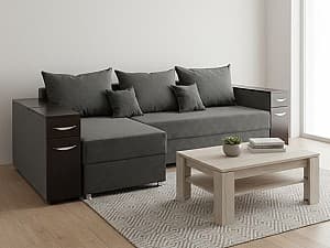 Canapea de colt Elegant Style B2 Gri inchis