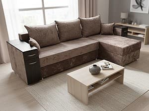 Canapea de colt Elegant Style B2 Maro