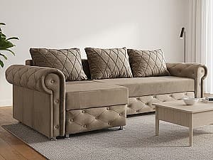 Canapea de colt Elegant Style Cester Maro