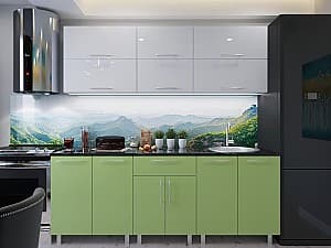 Кухня PS Modern (High Gloss) 2m White/Green