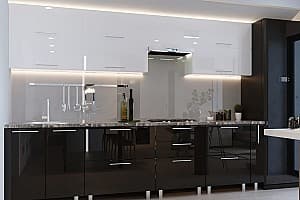 Bucatarie PS Kvadro 3 m MDF High Gloss (ghidaje cu bile)
