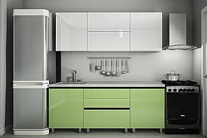 Кухня PS Гола-1 2 м High Gloss Green