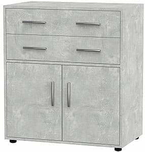 Comoda KompaniT 2+2 Atelie Deschis (Gri)