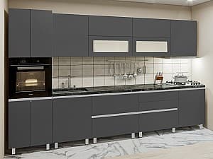 Bucatarie PS Gola-5 (Trendy Panel) 3.4 m Storm Grey(Gri)