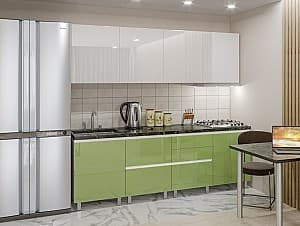 Bucatarie PS Gola-2 2.4 m High Gloss Green