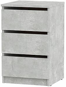 Прикроватная тумбочка KompaniT ПКТ-11 Ателье Светлый (Серый)