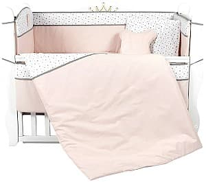 Детское постельное белье PernaMea Комфорт Звезды Розовый (8 предметов)