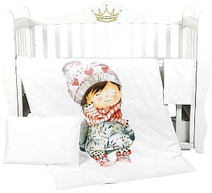 Lenjerie de pat pentru copii PernaMea Premium Little Girl (3 piese)