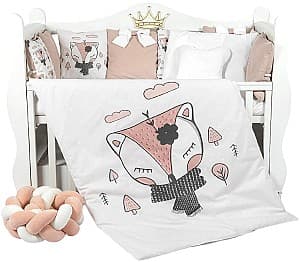 Lenjerie de pat pentru copii PernaMea Cosita Vulpe (8 piese)