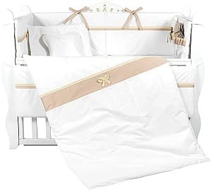 Детское постельное белье PernaMea Elegance Коричневый (8 предметов)