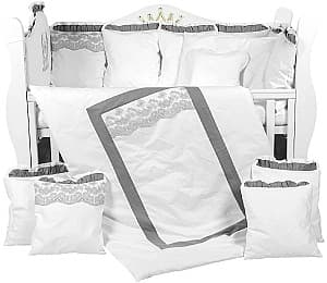 Детское постельное белье PernaMea Royal Серый (8 предметов)