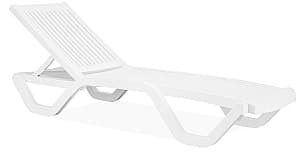 Sezlong Papatya Myra Alb