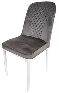 Scaun Kroll DC2-002 Middle Grey Velur(Gri)/Alb