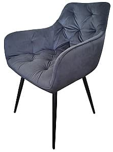 Стул Kroll DC2-005 LUX Velur Grey(Серый)/Grey(Серый)