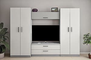 Living PS Iulia Maxi Y (TV-1.2 m) 2.8 m Gri / Gri Deschis