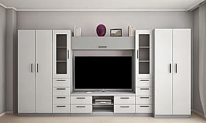 Living PS Ludmila Y Mini (TV-1.5 m) 3.9 m Gri / Gri Deschis