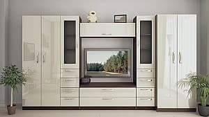 Living PS Alla Х ТV-1,2 m 3,6 m mokka/bianca-bej