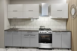 Bucatarie PS Modern 2 m (seria Y) Gri Deschis / Gri