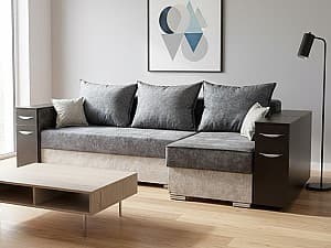 Canapea de colt Elegant Style B2 Gri