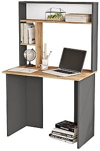 Офисный стол Trendy BR2-AA Атлантическая Сосна (Бежевый)/Антрацит (Серый)