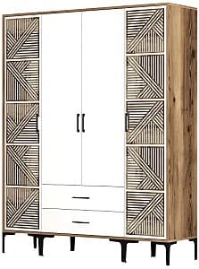 Шкаф Trendy Kumsal PTP Орех / Белый