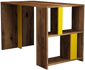 Masa de birou Trendy Lima Nuc (Maro)/Galben