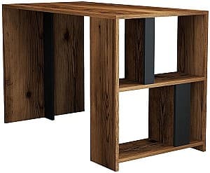 Офисный стол Trendy Lima Орех (Коричневый)/Антрацит (Серый)