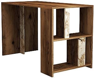 Masa de birou Trendy Lima Nuc (Maro)/Marmura Alba