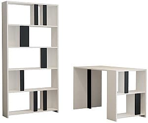 Офисный стол Trendy Lima Белый/Антрацит (Серый)