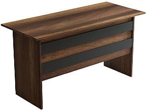 Masa de birou Trendy VO1-BA Nuc (Maro)/Antracit (Gri)