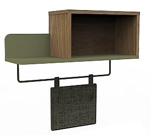 Навесная полка Dogtas GRETA 70cm Коричневый/Зеленый