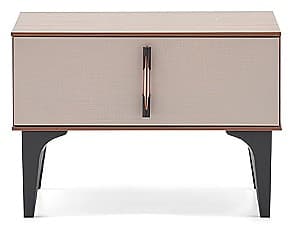 Прикроватная тумбочка Dogtas NOVA Орех (Коричневый)/Капучино/Черный