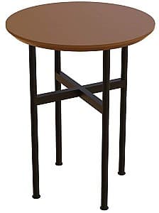 Masa de reviste Dogtas PIERO 45cm Nuc (Maro)/Auriu