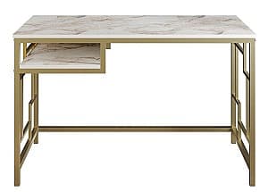 Офисный стол Trendy Victory Золотой/Белый