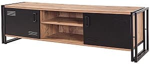 Тумба под ТВ Trendy Cosmo Rex Атлантическая Сосна (Коричневый)/Черный