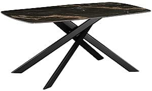 Стол DP Lunaria Черный (Black Gold Sand Ceramic)