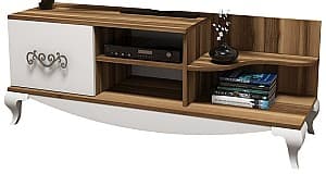 Тумба под ТВ Trendy Sultan Орех (Коричневый)/Белый