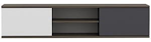 Comoda TV Trendy Ayze Antracit (Gri)/Nuc (Maro)/Alb