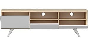 Comoda TV Trendy Bruksel Stejar (Bej)/Alb